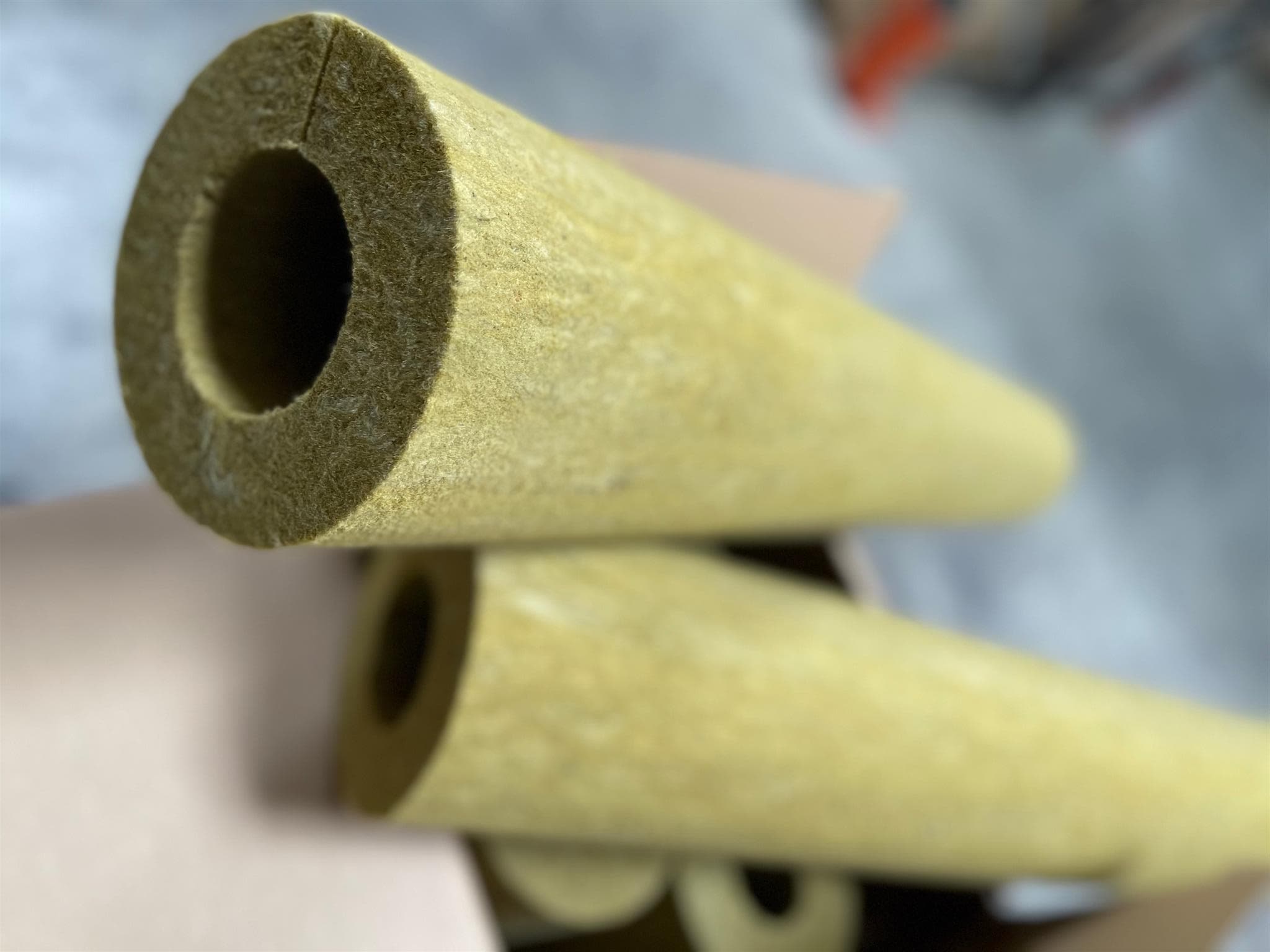 Coquille de laine de roche