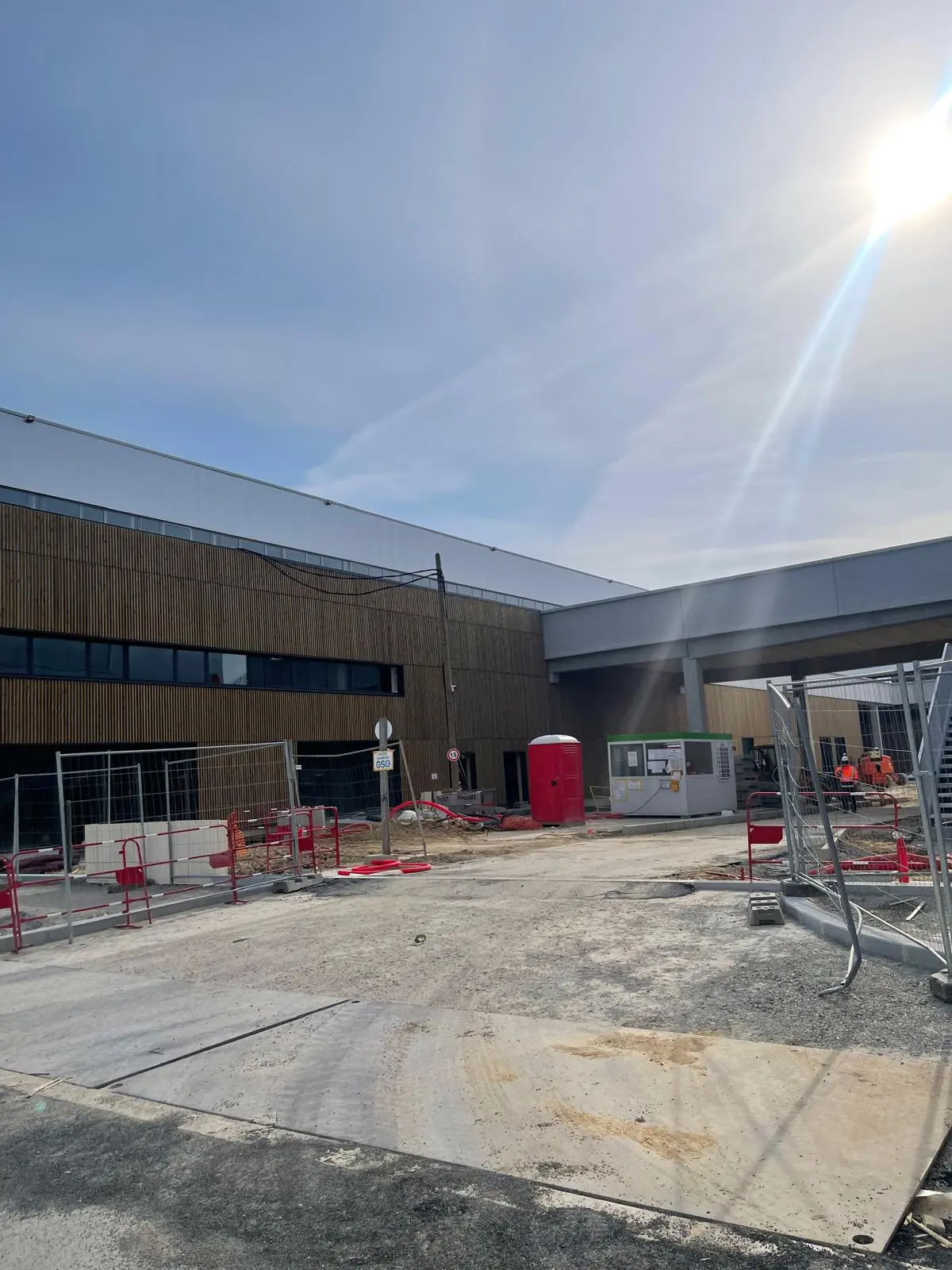 Vue extérieure du chantier SN3 Aerolians — Tremblay