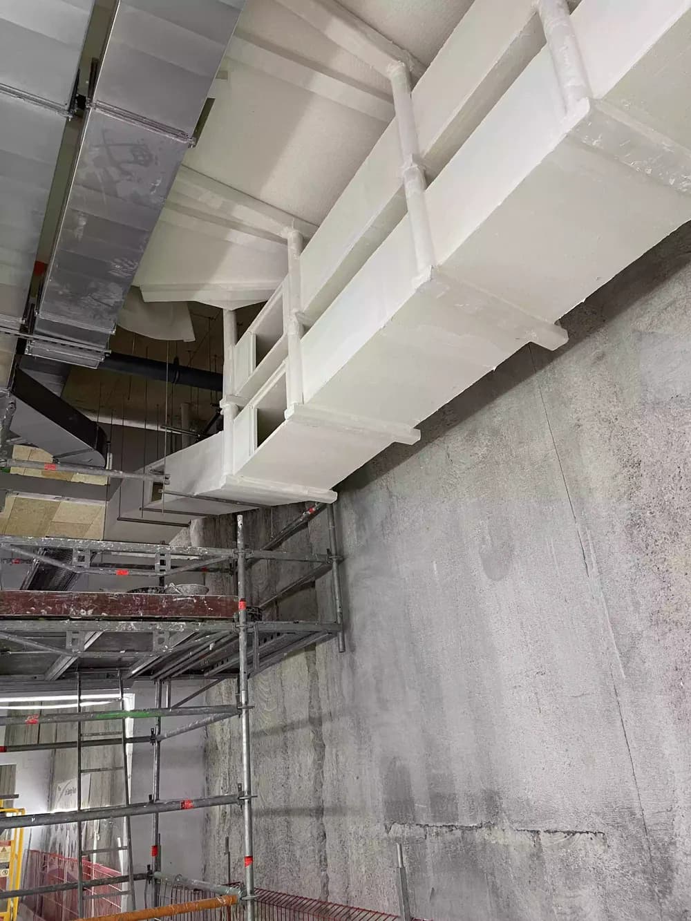 Gaine staff combinant coupe-feu et ventilation — Pleyel Saint-Denis